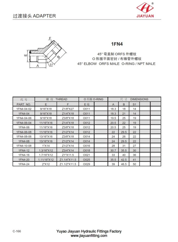 Raccords ORFS Connecteur NPT