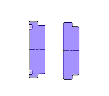 Bouchons de bouchons à bride fendue